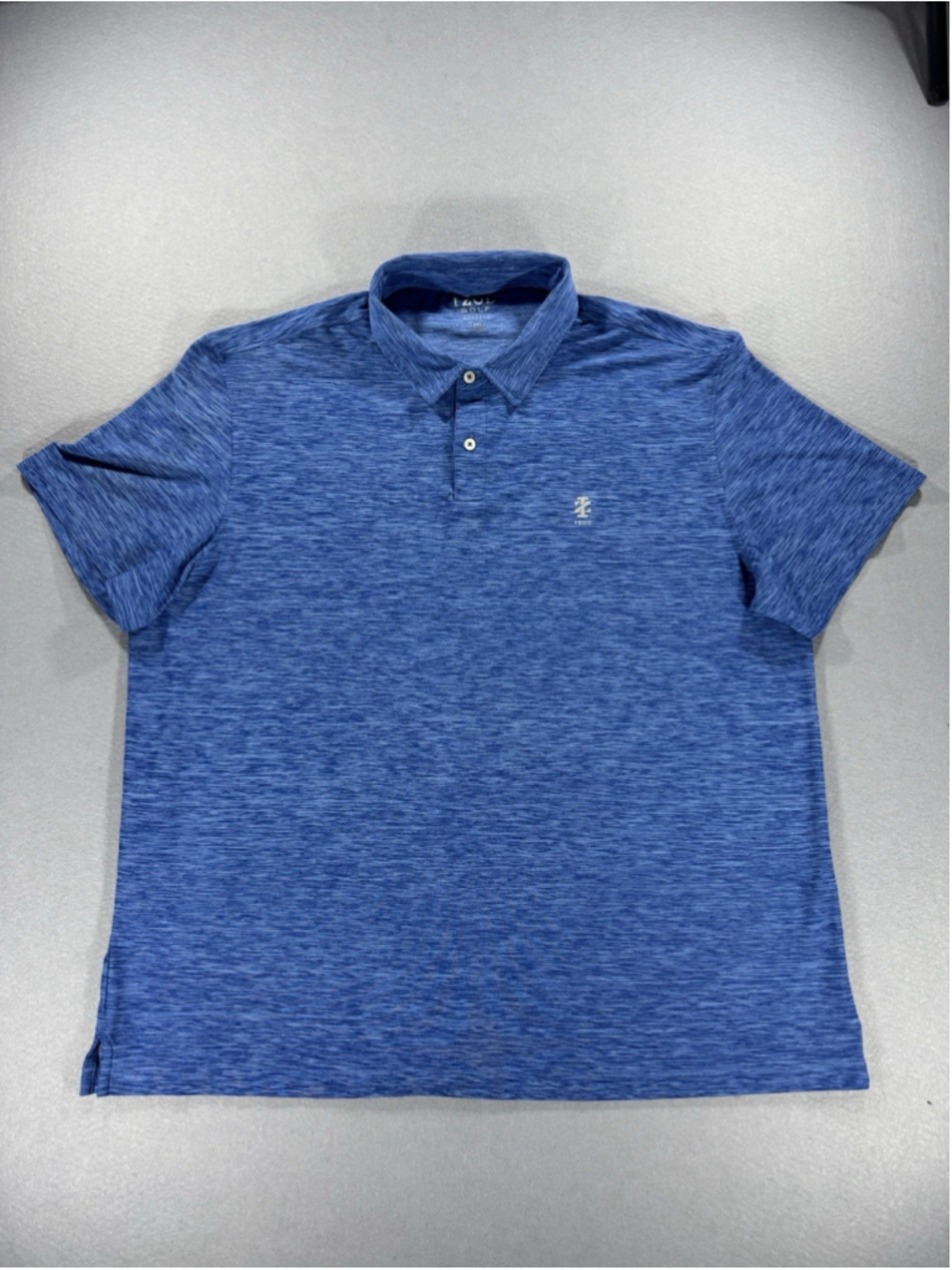 Izod Golf Stretch Polo Blue XXL Short Sleeve